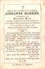 Bakker, Adrianus Bakker, Adrianus